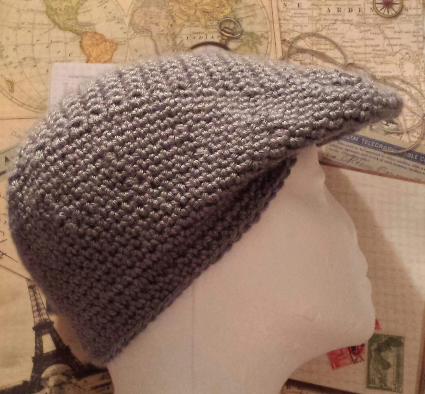 Crocheted Kangol Inspired Cap