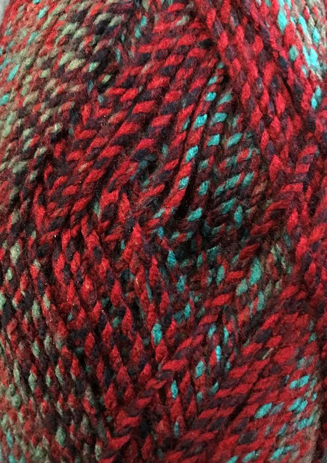 Knit Hat, Crocheted Scarf Set (8)