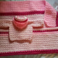 Crocheted Blanket with Matching Sweater