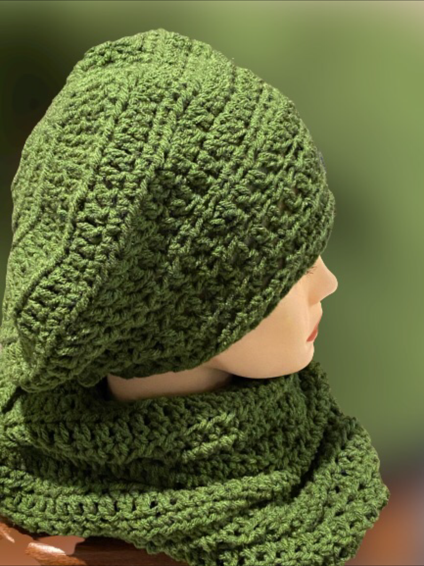 Knitted Hat & Neck Warmer