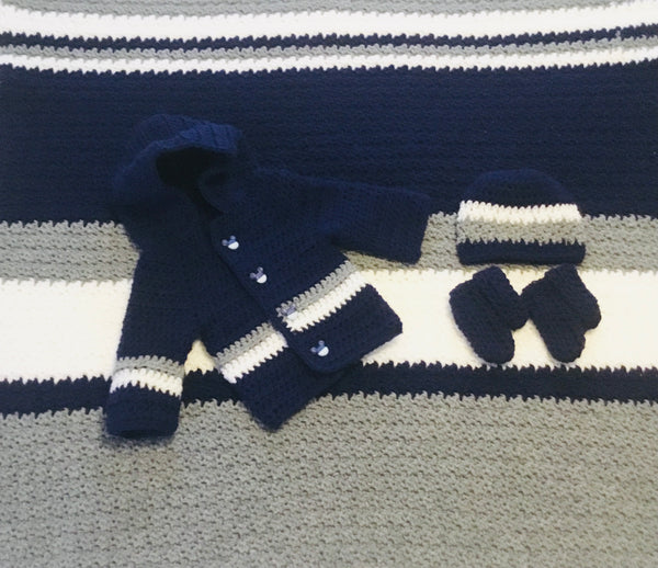 Baby Blanket Sweater Sets